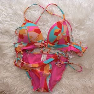 tropical bikini set